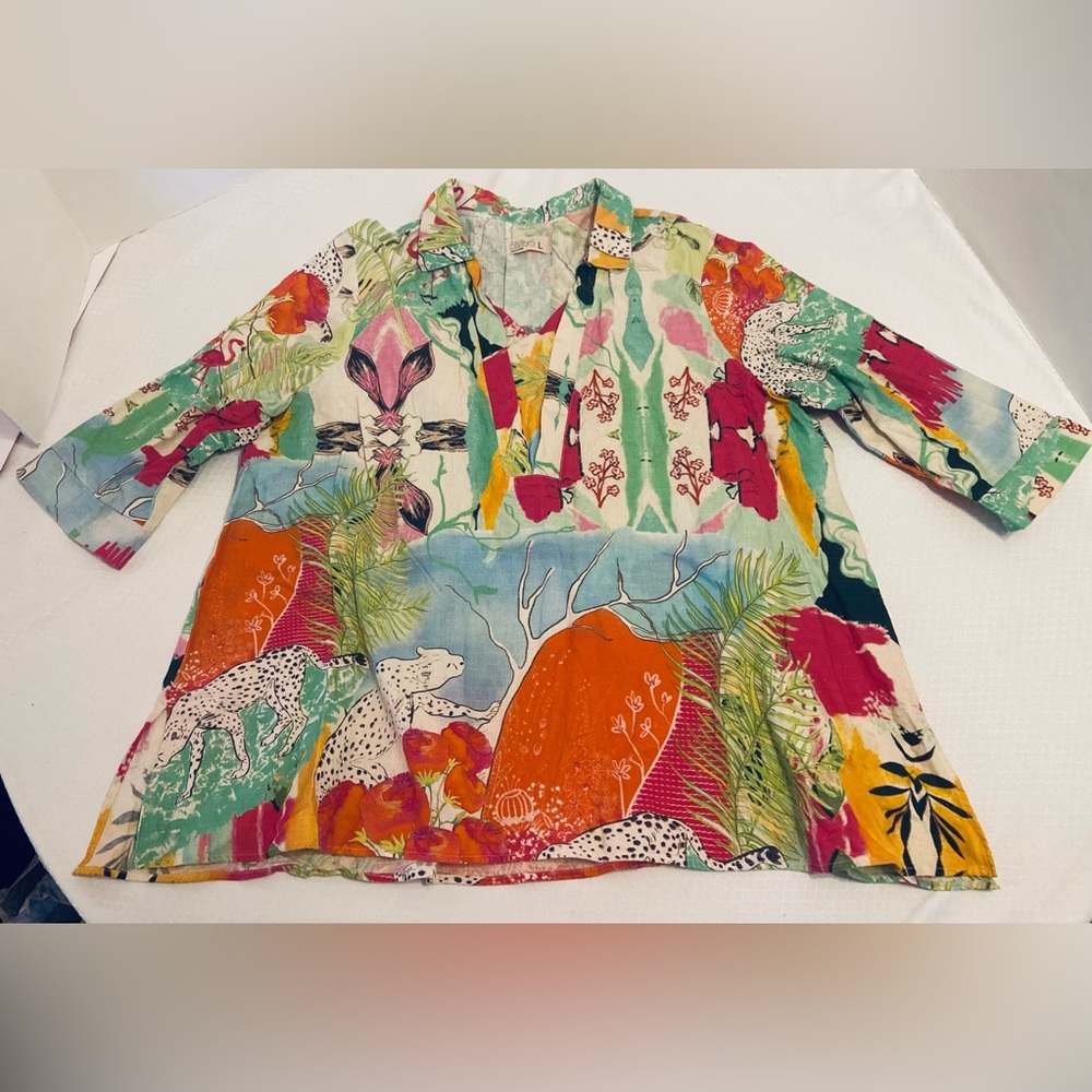 Atelier 5 Gozde Yilmaz Multicolor Graphic Shirt, size L